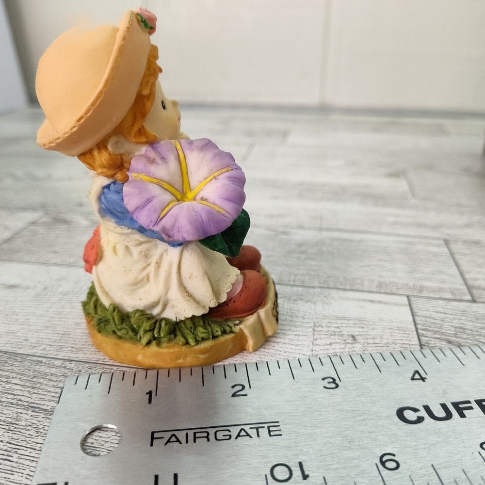 September Birthday Girl Ceramic Figurine 4" Vintage Home Decor - Picture 5 of 9